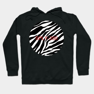 Zebra circle Hoodie